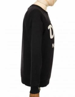 Deus Ex Machina Curvy Crew Sweat - Black -Fatbuddha Store curvy crew sweat black p21554 79184 medium