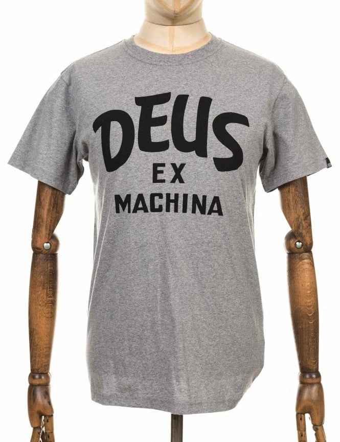 Deus Ex Machina Curvy Tee - Grey Heather 3 Deus Ex Machina Curvy Tee - Grey Heather