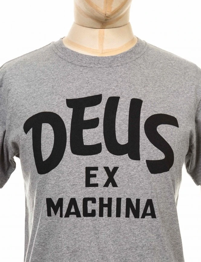 Deus Ex Machina Curvy Tee - Grey Heather 5 Deus Ex Machina Curvy Tee - Grey Heather - Image 3