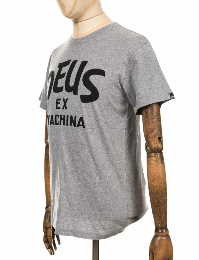 Deus Ex Machina Curvy Tee - Grey Heather 6 Deus Ex Machina Curvy Tee - Grey Heather - Image 4