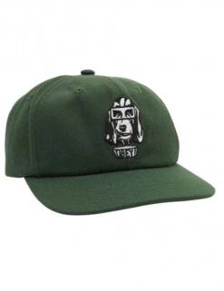 Obey Clothing Black Dawg Cartoon Graphic - 6 Panel Snapback Hat