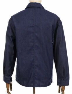 Denim Twill Work Jacket - Indigo Denim -Fatbuddha Store denim twill work jacket indigo denim p20219 76425 medium