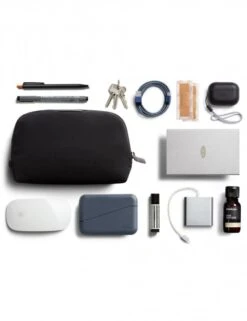 Bellroy Desk Caddy - Black – Recycled Water-Resistant Tech & Stationery Organizer -Fatbuddha Store desk caddy black p32551 117350 medium