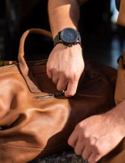 Nixon Desparado Duffle II Bag - Brown and Black Two-Tone Premium Travel Duffle -Fatbuddha Store desparado duffle ii bag brown black p29734 102253 medium