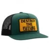 Loser Machine Destroy Green and White – Woven Script 5-Panel Flat Bill Trucker Hat