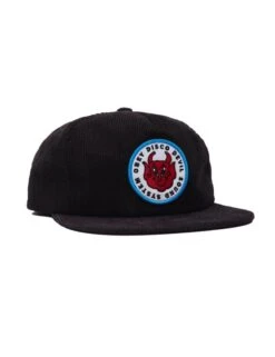 Obey Clothing Black Disco Devil Graphic – Unstructured 6 Panel Curved Bill Hat