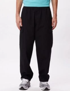 Obey Clothing Easy Cargo Pants - Black -Fatbuddha Store easy cargo pants black p35526 121017 medium
