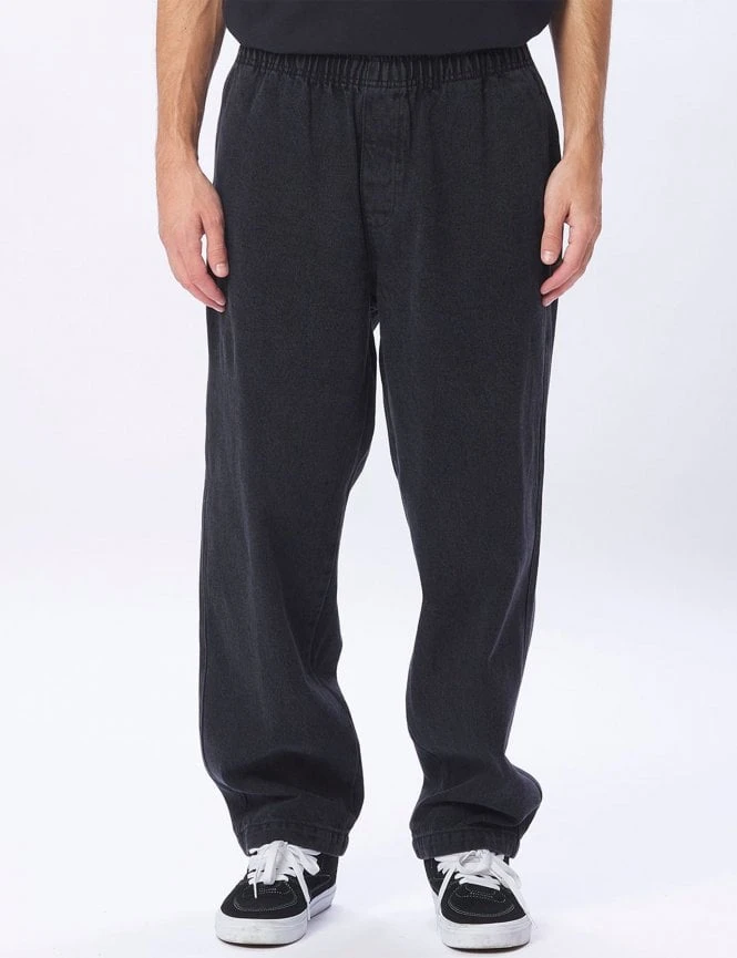 Obey Clothing Easy Denim Pant - Faded Black 5 Obey Clothing Easy Denim Pant - Faded Black - Image 3