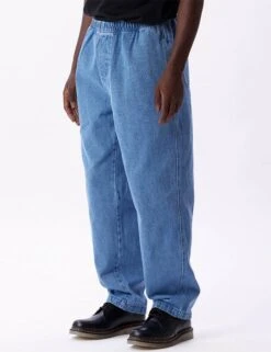 Obey Clothing Easy Denim Pant - Light Indigo 8 Obey Clothing Easy Denim Pant - Light Indigo -Fatbuddha Store easy denim pant light indigo p35644 121069 medium