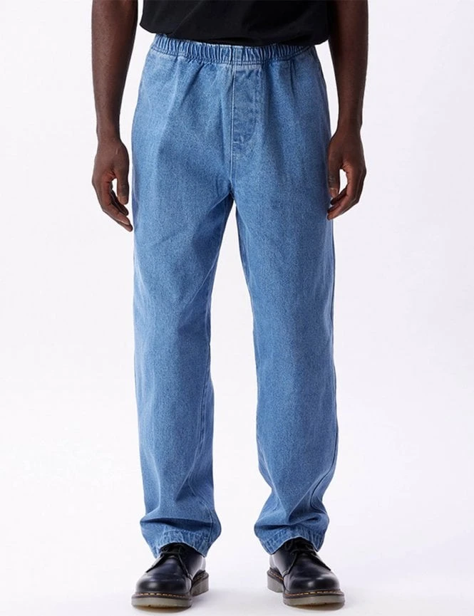 Obey Clothing Easy Denim Pant - Light Indigo 5 Obey Clothing Easy Denim Pant - Light Indigo - Image 3