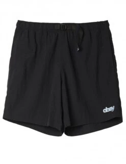 Obey Clothing Easy Peak Web Shorts - Black