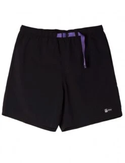 Obey Clothing Easy Relaxed Track Shorts - Black