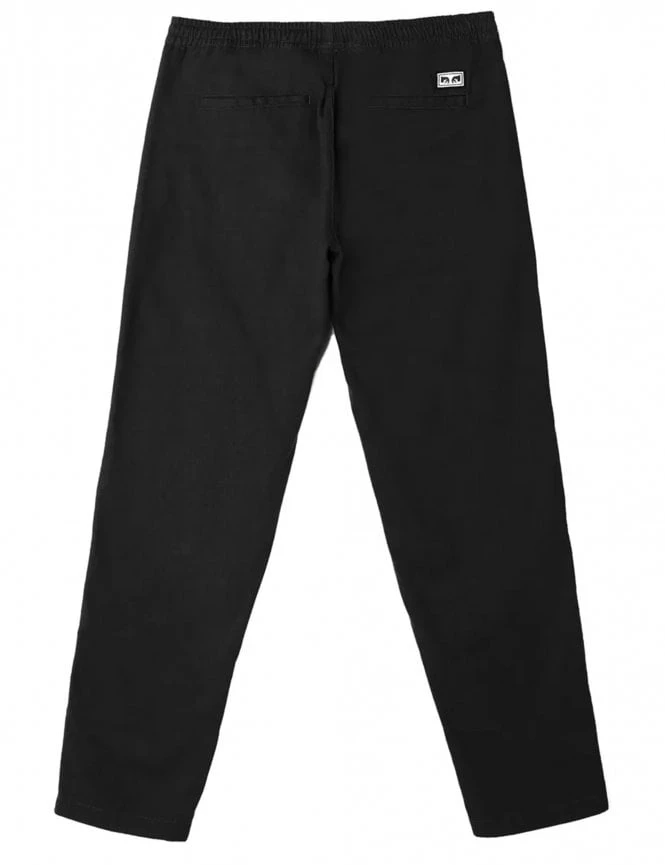 Obey Clothing Easy Twill Pants - Black 4 Obey Clothing Easy Twill Pants - Black - Image 2