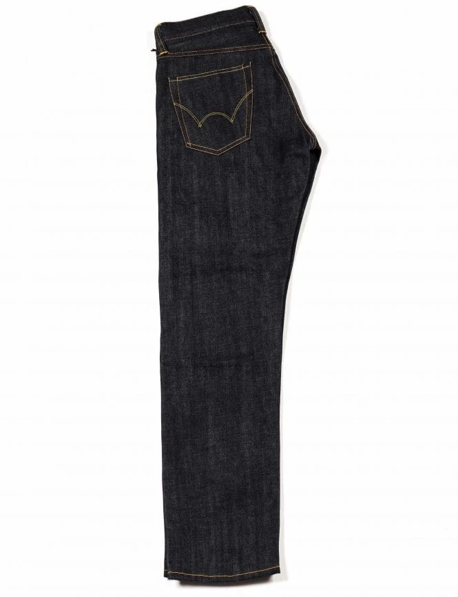 ED-39 Regular Loose Red Selvedge Jeans - Unwashed 4 ED-39 Regular Loose Red Selvedge Jeans - Unwashed - Image 2