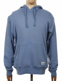 Ellerton Organic Hooded Sweat - Faded Denim