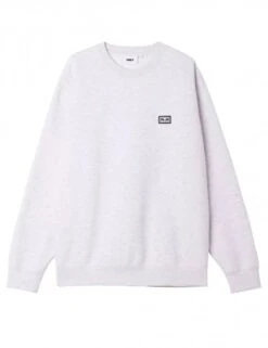 Obey Clothing Established Works Eyes Crew Sweat - Ash Grey