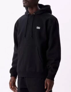 Obey Clothing Established Works Eyes Hooded Sweat - Black -Fatbuddha Store established works eyes hooded sweat black p35622 120911 medium