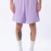 Obey Clothing Established Works Eyes Sweat Shorts - Digital Lavender -Fatbuddha Store established works eyes sweat shorts digital lavender p35627 120975 medium