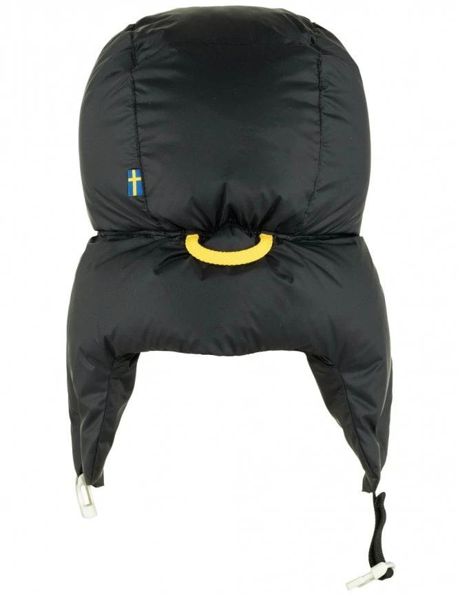 Fjallraven Black Expedition Down Heater Hat – Quilted Winter Trapper Hat 4 Fjallraven Black Expedition Down Heater Hat – Quilted Winter Trapper Hat - Image 2