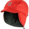 Fjallraven Expedition Padded Cap - True Red Insulated Ear Flap Winter Hat -Fatbuddha Store expedition padded cap true red p33913 118491 medium