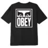 Obey Clothing Eyes Icon 2 Classic Tee - Off Black -Fatbuddha Store eyes icon 2 classic tee off black p32672 120843 medium