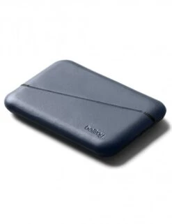 Bellroy Flip Case (2nd Edition) Bluestone - Magnetic Leather Double-Sided Card Wallet