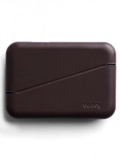 Bellroy Flip Case (2nd Edition) Deep Plum – RFID Secure Slim Hardshell Wallet
