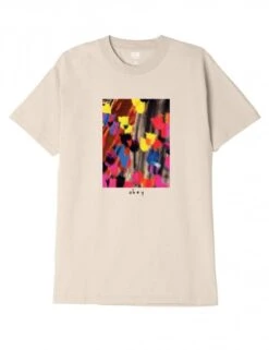 Obey Clothing Flower Painting Tee - Cream
