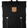 Fjallraven Foldsack No.1 16L Backpack in Black - G-1000 HeavyDuty Eco Fold-Top Daypack -Fatbuddha Store foldsack no 1 16l backpack black p32354 110044 medium