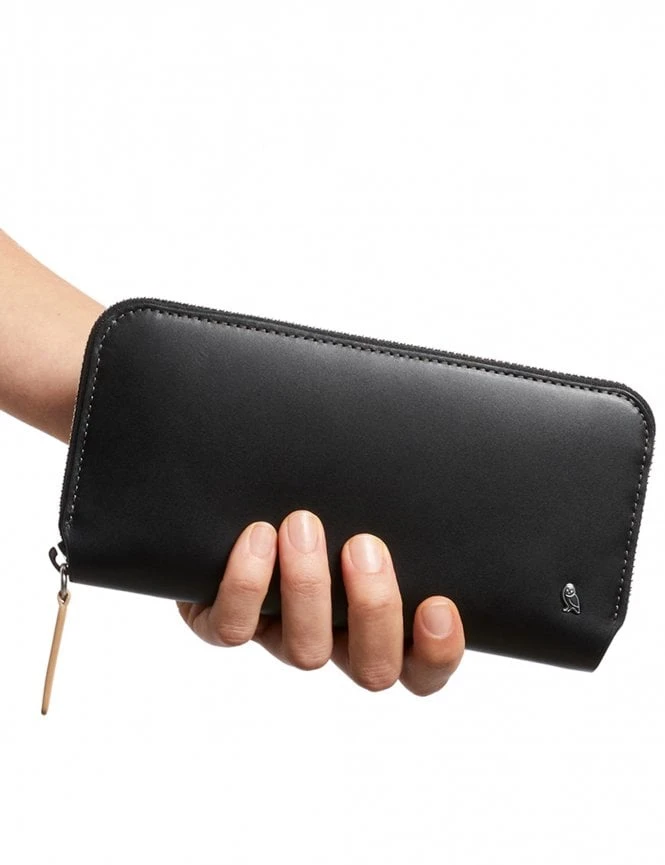 Bellroy Folio Wallet Black – Premium Leather Zippered Tech & Card Organizer 6 Bellroy Folio Wallet Black – Premium Leather Zippered Tech & Card Organizer - Image 4