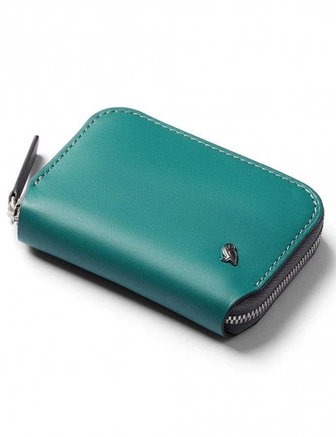 Bellroy Folio Mini Teal Eco-Tanned Leather Zip Wallet 3 Bellroy Folio Mini Teal Eco-Tanned Leather Zip Wallet