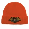 Loser Machine Frank Glory Beanie Orange – 'Destroy' Embroidery Cuffed Knit Hat