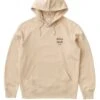 Nudie Jeans Franke Logo Hooded Sweat - Cream -Fatbuddha Store franke logo hooded sweat cream p32561 110647 medium
