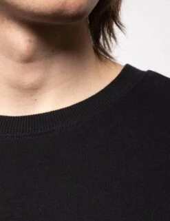 Nudie Jeans Frasse Logo Crew Sweat - Black 13 Nudie Jeans Frasse Logo Crew Sweat - Black -Fatbuddha Store frasse logo crew sweat black p30833 106424 medium