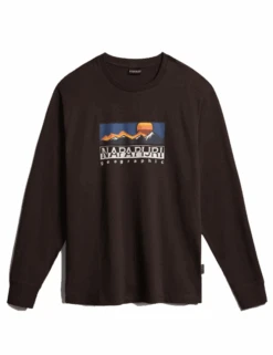 Napapijri Freestyle Long Sleeve Tee - Brown