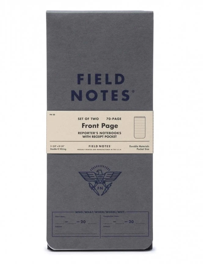 Front Page Reporters Notebook - Ruled Paper 3 Front Page Reporters Notebook - Ruled Paper