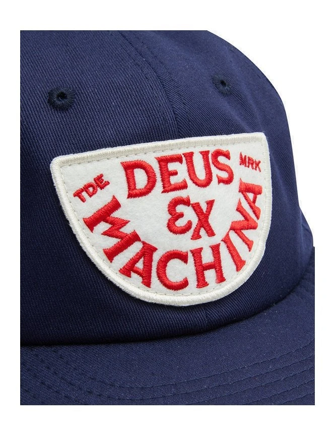 Deus Ex Machina Frontiers Navy with White Rope – Embroidered Patch Flat Brim Snapback Hat 5 Deus Ex Machina Frontiers Navy with White Rope – Embroidered Patch Flat Brim Snapback Hat - Image 3