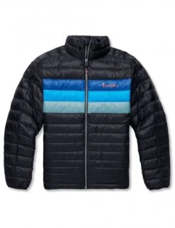 Cotopaxi Fuego Down Jacket - Black/Pacific Stripes