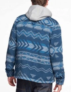 Penfield Geo Brushed Shirt - Teal -Fatbuddha Store geo brushed shirt teal p33421 123089 medium