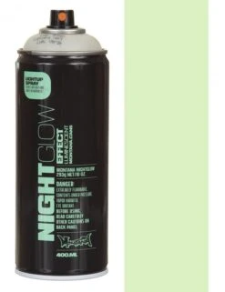 MONTANA Glow In The Dark Spray Paint 400ml - Green NG1000