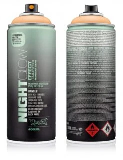 MONTANA Glow In The Dark Spray Paint 400ml - Orange NG2000