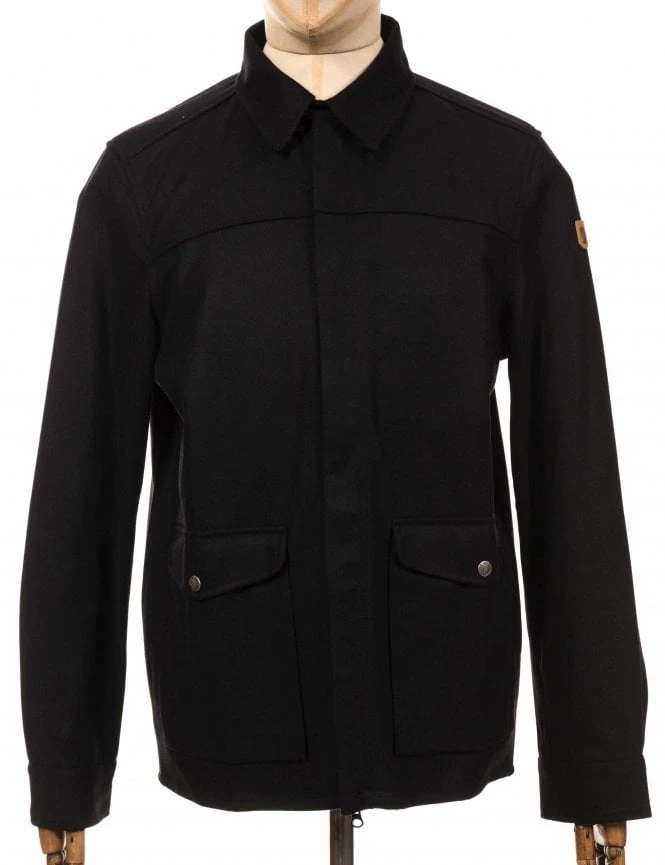 Fjallraven Greenland Re-Wool Shirt Jacket - Black 3 Fjallraven Greenland Re-Wool Shirt Jacket - Black