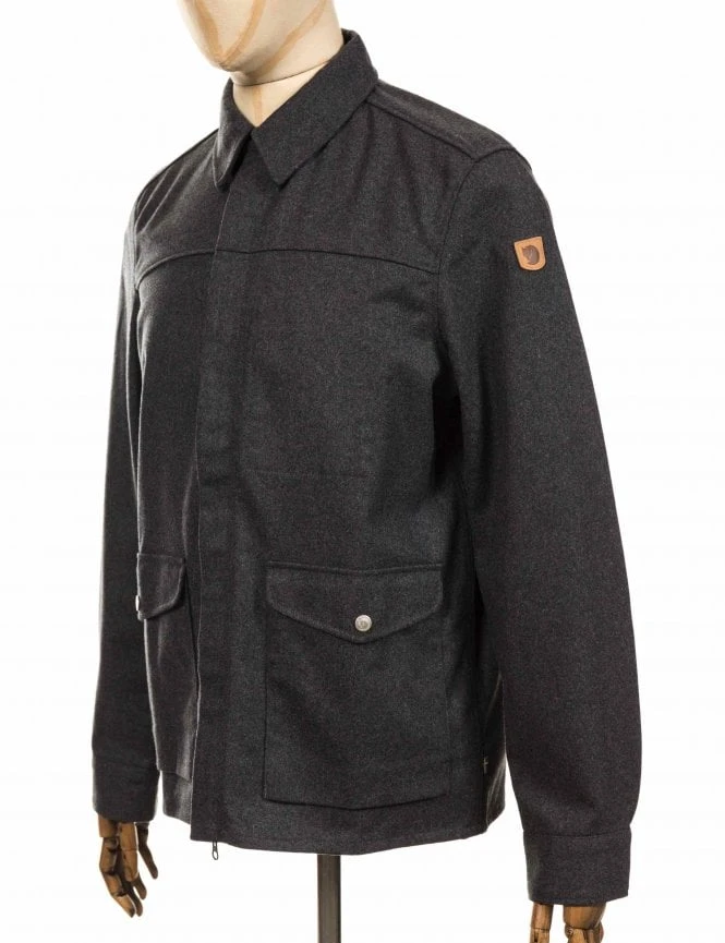 Fjallraven Greenland Re-Wool Shirt Jacket - Grey 6 Fjallraven Greenland Re-Wool Shirt Jacket - Grey - Image 4