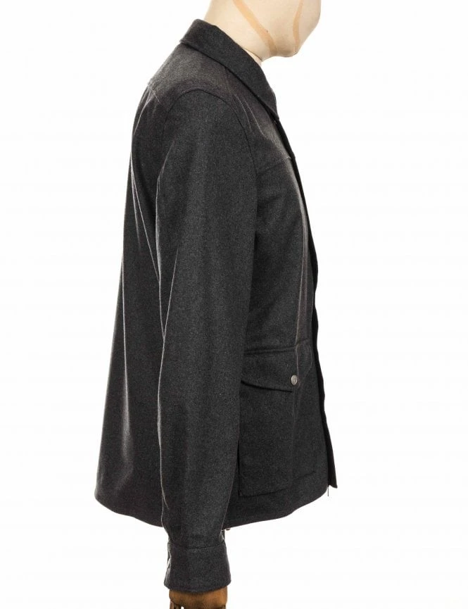 Fjallraven Greenland Re-Wool Shirt Jacket - Grey 7 Fjallraven Greenland Re-Wool Shirt Jacket - Grey - Image 5