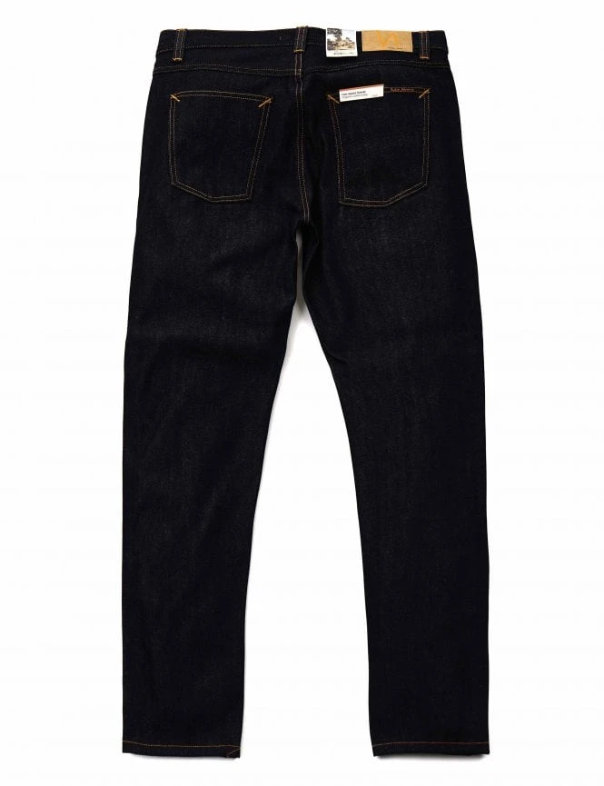 Nudie Jeans Gritty Jackson Jeans - Dry Classic Navy 5 Nudie Jeans Gritty Jackson Jeans - Dry Classic Navy - Image 3