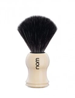 Gustav Black Fibre Shaving Brush - Cream