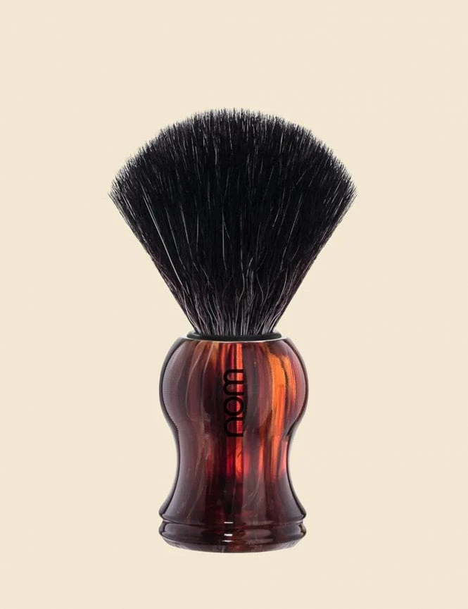 Gustav Black Fibre Shaving Brush - Havana 4 Gustav Black Fibre Shaving Brush - Havana - Image 2