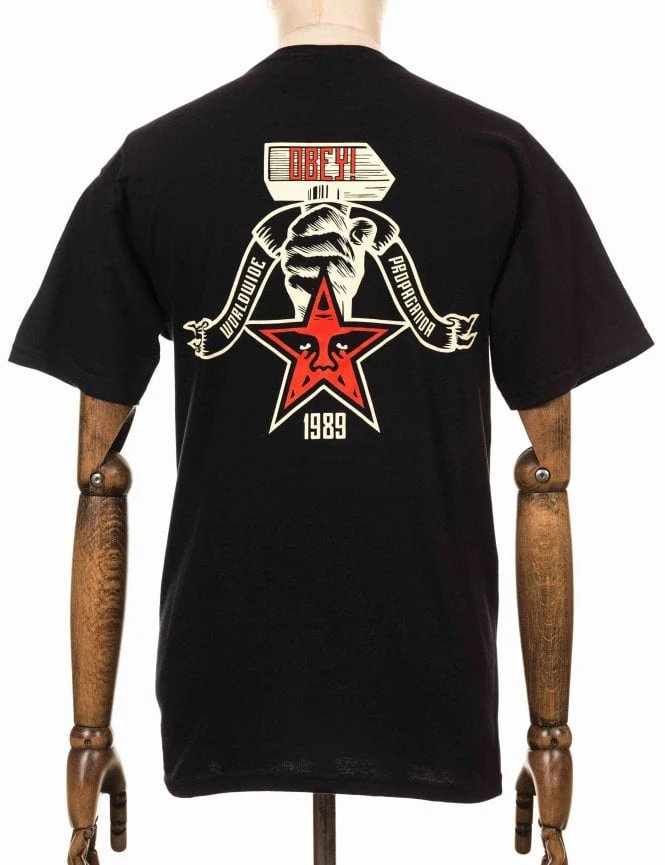 Obey Clothing Hammer Basic Tee - Black 3 Obey Clothing Hammer Basic Tee - Black