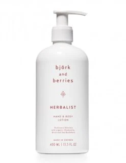 Bjork and Berries Herbalist Hand & Body Lotion (400ml) – Natural Juniper, Fig & Cedarwood