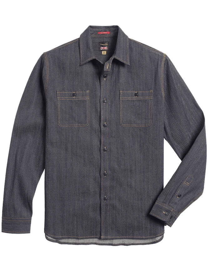 Hapton Denim Shirt - Indigo 3 Hapton Denim Shirt - Indigo